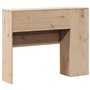vidaXL Tête de lit avec Rangement 90 cm Bois Massif de pin, tête de lit en Bois, tête de lit avec Rangement, tête de lit sur Pie