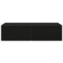 vidaXL Étagère Murale avec tiroirs Noir 60x26,5x15cm Bois d'ingénierie