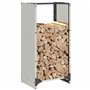 vidaXL Portant de Bois de Chauffage 40x30x80 cm Acier Inoxydable