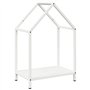 vidaXL Portant de Bois Chauffage Blanc 40x25x60 cm