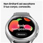Samsung Galaxy Watch4 Classic 46 mm SmartWatch SmartWatch Acier Inoxydable, Virole rotative, Surveillance Bien-être, Fitness Tra