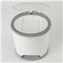 Korbell - MINI - Poubelle à Couches - 9 L - Blanche - Économique - Écologique - Pédale de Pied - Capacité de 25 Couches KRM220DS