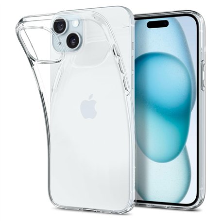 Spigen Liquid Crystal Coque pour iPhone 15 Plus - Transparent