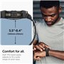 Spigen Rugged Armor Pro Coque avec Bracelet Compatible avec Samsung Galaxy Watch 7 44mm (2024) - Noir Mat