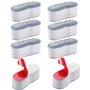 Lot de 8 pare-chocs universels de rechange pour siège de toilette avec adhésif puissant pour la maison