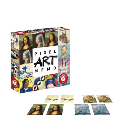 Piatnik 6690 Piatnik-6690 - Mémo spéciale Pixel Art - Associez l'original à Son Image pixelisée