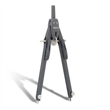 Aristo AR552811-20 BTS Compas à réglage rapide avec branches compas non réglables (cercles jusqu'à 340 mm de diamètre