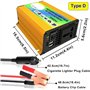 Convertisseur 12v 220v 3000W 12V à 220V / 110V Voyant de voiture Convertisseur Convertisseur Adaptateur