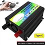 Convertisseur Pur Sinus,Convertisseur 12v 220v 3000W 12V à 220V / 110V Voyant de voiture Convertisseur Convertisseur Adaptateur 