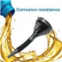 Konuooer Entonnoir Carburant Entonnoir Filtre,Entonnoir de Ravitaillement en Carburant Diesel,Entonnoir pour Tuyau,avec Tuyau et