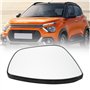Konuooer Verre de Rétroviseur Droite Chauffant (côté passager) Compatible avec Peu-geot 208/308/2008 2013-2019 Glace Miroir Rétr
