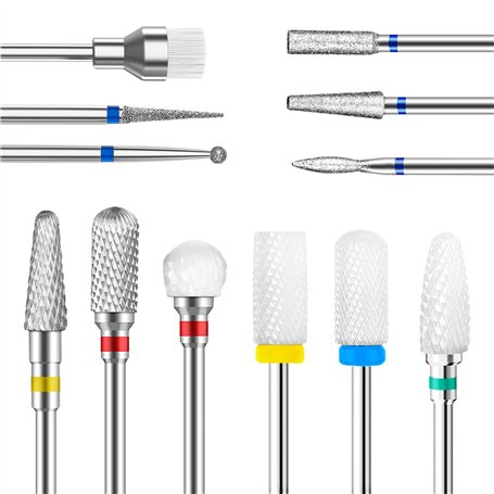 12 Pièces Broderie Ponceuse Ongles