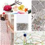 Épingles Couture, 300 Pièces Epingles Couturiere Epingle a Tete Ronde Couture Couleur Mixte pour mercerie,Patchworkde, Couture e