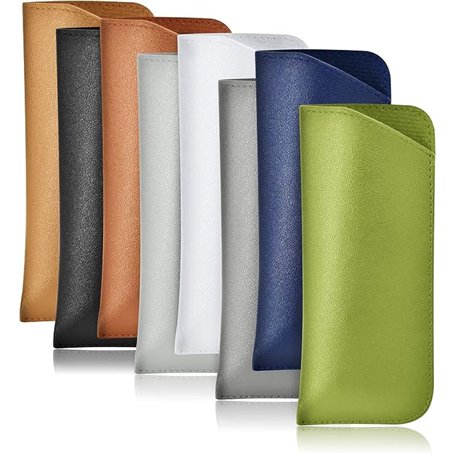 FZSECRIU Lot de 8 étuis à lunettes souples