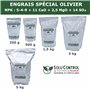 ENGRAIS Spécial OLIVIER 250 g - SoluControl - Formulation haute qualité Organo-Minerale - NPK 5-4-9 - Utilisable en Agriculture 