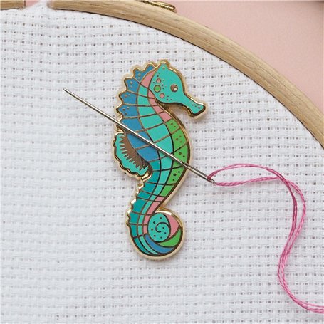 Caterpillar Cross Stitch Aiguille minder - Hippocampe pour point de croix