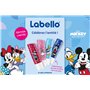 LABELLO Soft Rosé Daisy Duck édition limitée Disney (1 x 5,5 ml), Stick à lèvres nacré hydratant pour enfants, Baume à lèvres no