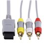 AV composite câble Cordon video & audio 3-RCA 6 FT Pour Nintendo Wii TV/moniteur