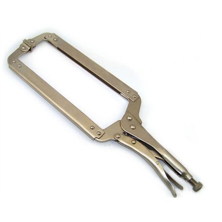 Nuzamas Grande verrouillage Pince-étau avec patins pivotants en acier Pince C Pince étau becs de 450 mm max ouverture 22