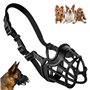 Musoliaire Chien Museliere Anti-Aboiements Museau De Panier Souple pour Chien Muselière Chien avec Sangle Réglable Museliere Chi