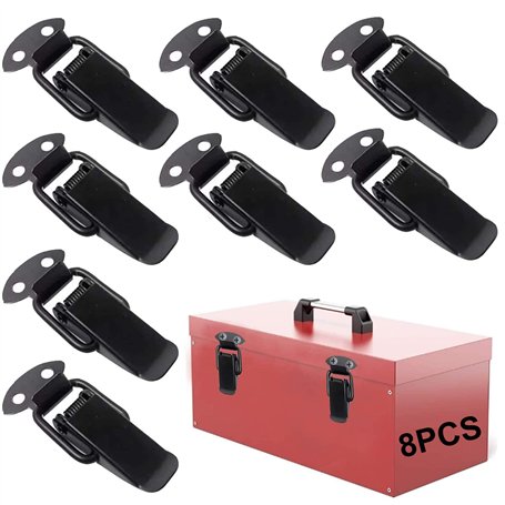 Moraillon Fermeture 8 Pcs Serrure Tension En Acier Inoxydable Serrure Caisse Verrouillage Du Levier Verrouillage Bascule Bascule