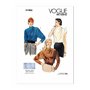 Vogue Patterns V1902A5 Haut/gilet pour femme A5 (34-36-38-40-42)