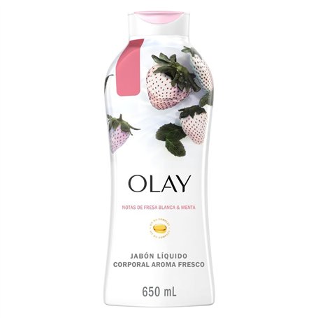 Olay Nettoyant pour le corps Fresh Outlast rafraîchissant à la fraise blanche et à la menthe
