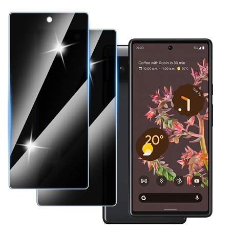 Hirshen [2 Pièces] Anti-Espion Verre Trempé pour Google Pixel 6