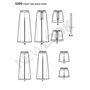 New Look NL6289 Patron de Couture Short et Pantalon 22 x 15 cm