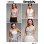 Simplicity US8869H5 Patron de Couture S8869 Hauts doublés pour Femme
