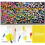 Agoer 1000 Feuillets Notes Sticky Notes de 10 Couleurs Vives, 76 x 76 mm Super Sticky Notes, 100 feuilles/bloc Notes Autocollant