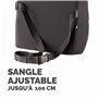 Fellowes Coussin Dorsal Breyta - Support Dorsal Ergonomique, Sangle Ajustable, Matériaux éco-responsables, Transportable avec Un