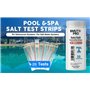 Lot de 20 tests d'eau salée pour piscine et spa, 0 à 8 000 ppm, concentration en chlorure de sodium