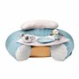 Nuby Sit-Me-Up – Siège pour bébé Animal Adventures | Siège de sol interactif et gonflable | Plateau amovible | Lavable en machin