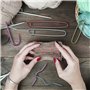 SyiXute 12 Pcs Arrête Mailles à Tricoter,6 Tailles Aluminium Aiguilles à Tricoter Crochet,Epingles à Nourrice Métal Coloré pour