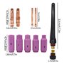 Tianher 26 Pièces Kit Torche de Soudure Tig Tasse Lentille Gaz TIG Fit WP-17 WP-18 WP-26 SR-17 SR-26 S