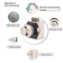 EUNEWR 10 PCS Bouton Poussoir Loquet,Sans clé Serrure de Meuble Fermoir Bouton de Porte de Placard,pour Meuble à Fermeture éclai