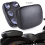ICTRONIX Sozius Coussin de siège de moto avec 6 ventouses pour Harley