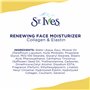 St Ives Hydratant pour le visage au collagène intemporel pour la peau 10 oz