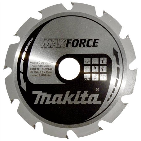 Makita makforce saege Lame 190 mm x 30 mm – 12T