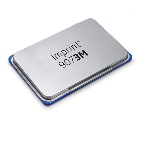 Imprint 9073M Tampon encreur manuel pour les besoins quotidiens à la maison et au bureau – 1 tampon encreur bleu