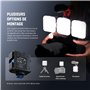 NEEWER LED Lampe Vidéo,Portable Bicolore 3200K~5600K Dimmable Caméra Lumière Douce avec 3 Chaussure Froide,CRI 97+,8 Modes Scène