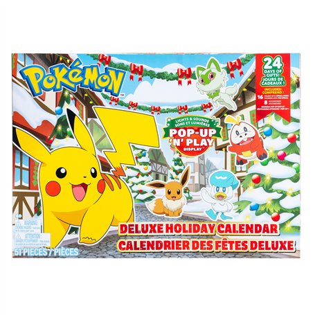Pokémon PKW3624 – Calendrier de l'Avent 2024 – Figurine de bataille de luxe