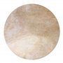 BQLZR Peau de chèvre jaune clair de 40 cm de diamètre pour tambourin africain de 30