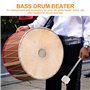 de Tambour de grosse caisse Batteur d'Instrument de percussion à main, Tambour de Basse, Feutre tête Percussion Millets Timpani 