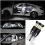Anpro 10PCS T10 LED Ampoules de Voiture 21 LEDs 6000K Lumière Blanc Froid,Lampe Canbus Sans Erreur W5W T10 194 168 2825 158 175 