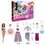 Barbie® Calendrier de l’Avent spécial mode 24 vêtements et accessoires à découvrir