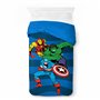 Jay Franco Marvel Comics Avengers 100% Coton Ensemble Housse de Couette Lit Simple – Comprend Une Taie d’Oreiller 50 x 70 cm
