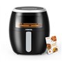 Friteuse sans Huile Air Fryer Électrique à Air Chuad avec Livre de Recette 8L 1800W 8 Programmes XXL en Acier Inox Écran Tactile