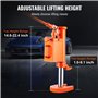 VEVOR Cric à Patte 5 T à la Patte, Cric Hydraulique pour Machines Capacité de Levage 10 T en Haut, Hauteur de la Patte 25-230 mm